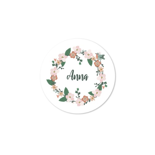 Diffuser med doftpinnar Natur Rund - 12 st