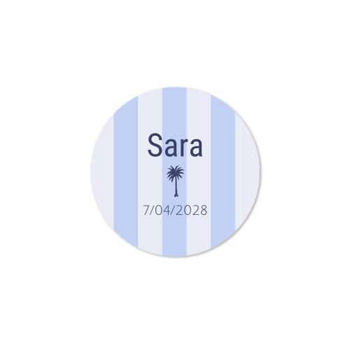 Palmtree Stripes Pattern Palmtree Stripes Pattern