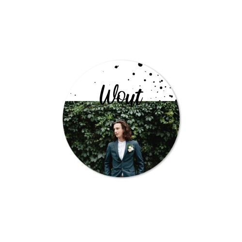 Diffuser med duftpinde Sort Rund - 12 stk