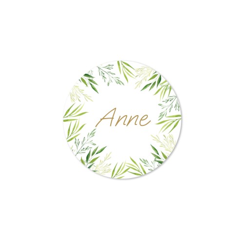 Diffuser med duftpinde Natur Rund - 12 stk