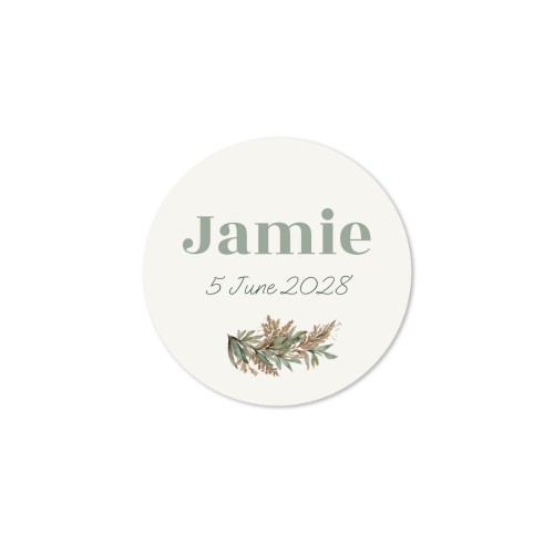 House Perfume Diffuser Natural Round - set of 12