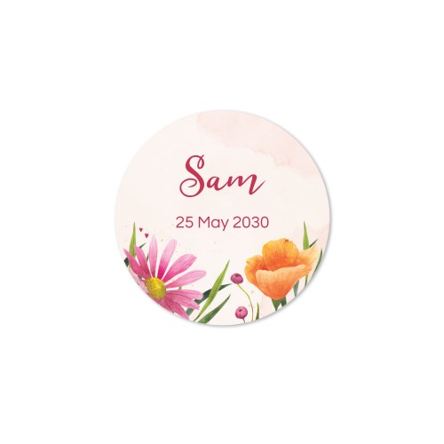 Huisparfum diffuser naturel rond - Set van 12