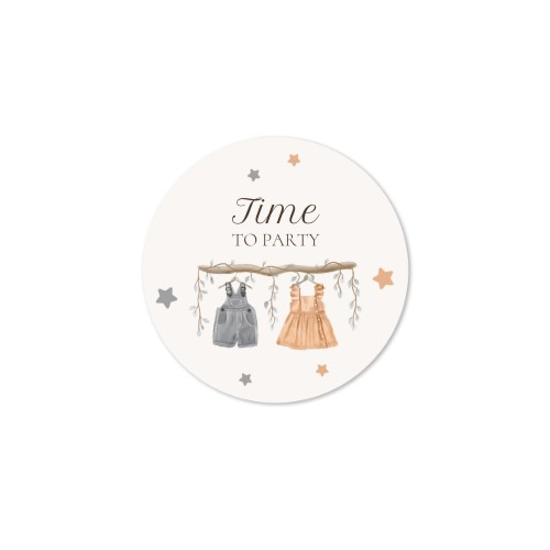 Huisparfum diffuser naturel rond - Set van 12