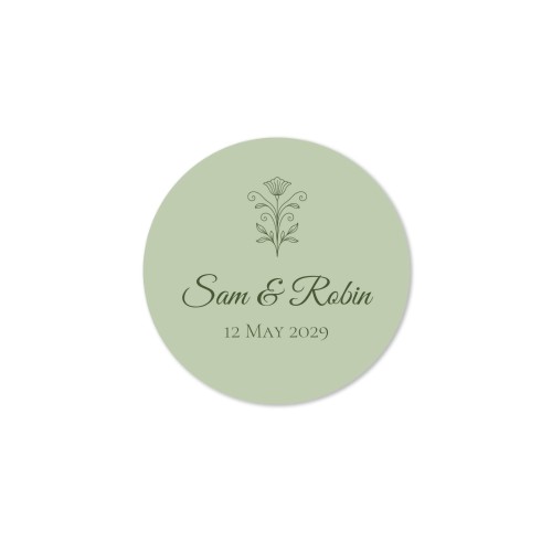 giftsticker_vintagefloralframegreen