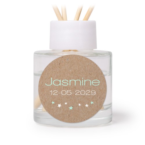 Diffuser med duftpinner Hvit Rund (sett med 12)