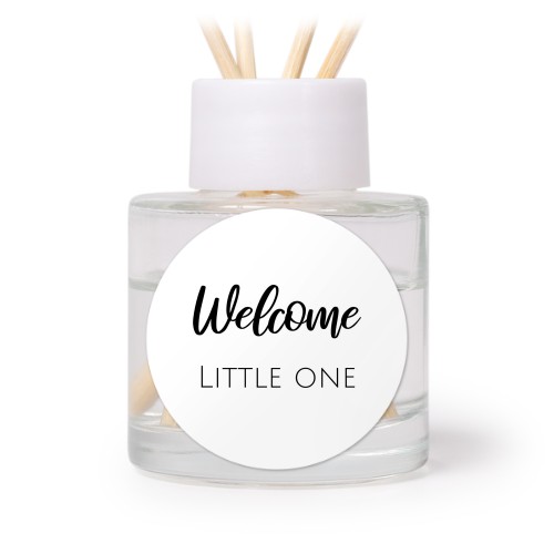 Diffuser med duftpinner Hvit Rund (sett med 12)