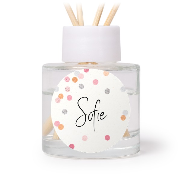Diffuseur de parfum de maison Blanc Rond (lot de 12)