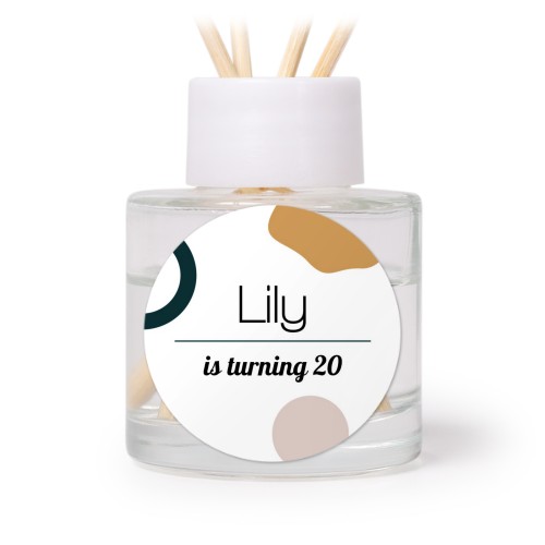 Diffuseur de parfum de maison Blanc Rond (lot de 12)