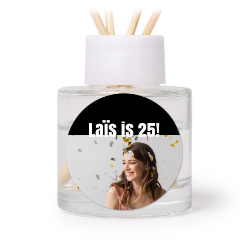 Diffuser med doftpinnar Vit Rund (set med 12)