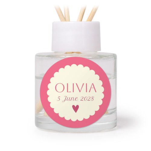 House Perfume Diffuser White Round (set of 12)