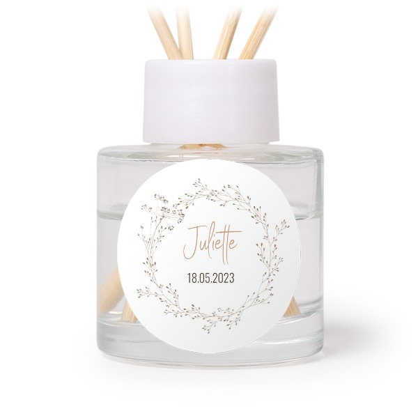 House Perfume Diffuser White Round (set of 12)