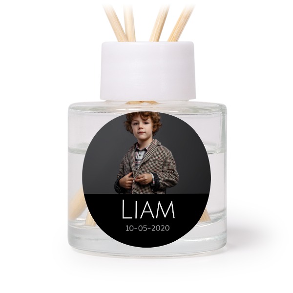 Diffuser med doftpinnar Vit Rund (set med 12)