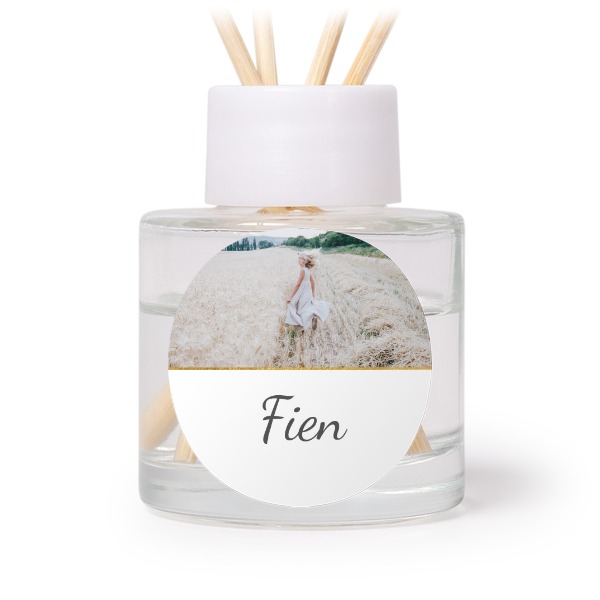 Diffuser med duftpinner Hvit Rund (sett med 12)