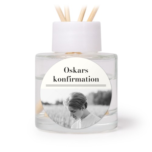 Diffuser med doftpinnar Vit Rund (set med 12)