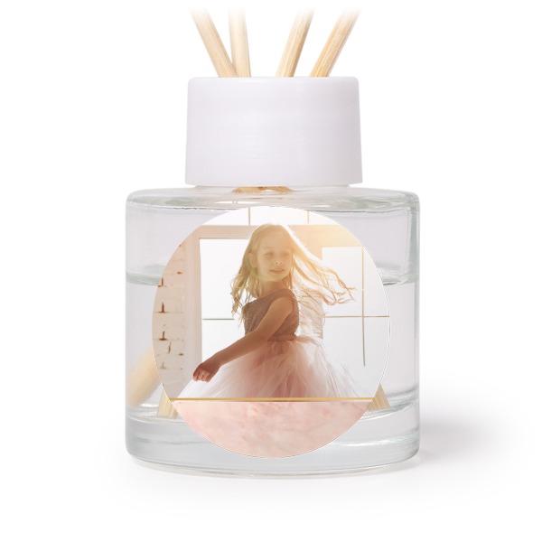 Diffuser med doftpinnar Vit Rund (set med 12)