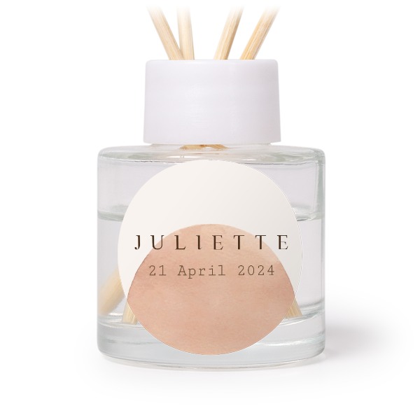 Diffuser med duftpinde Hvid Rund (sæt med 12)
