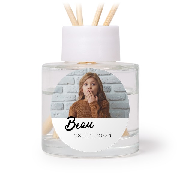 Diffuser med doftpinnar Vit Rund (set med 12) Diffuser med doftpinnar Vit Rund (set med 12)