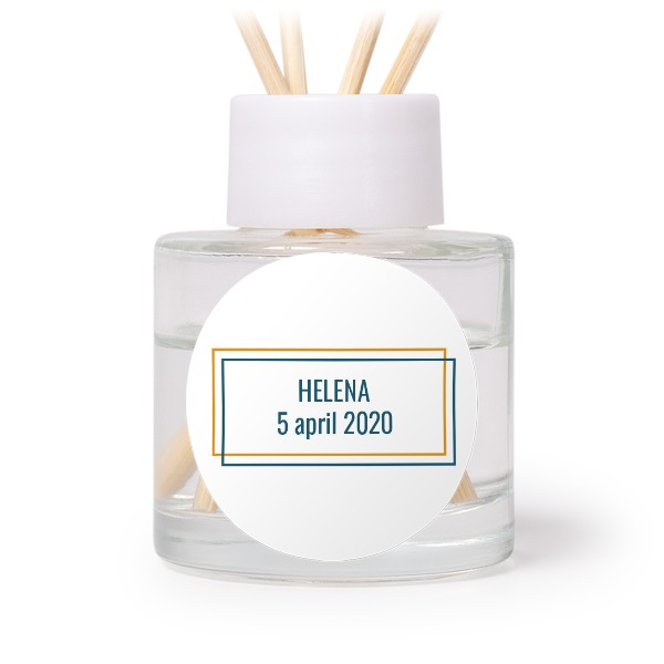 House Perfume Diffuser White Round (set of 12)