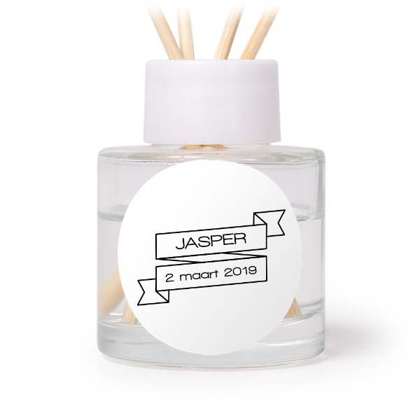 House Perfume Diffuser White Round (set of 12)