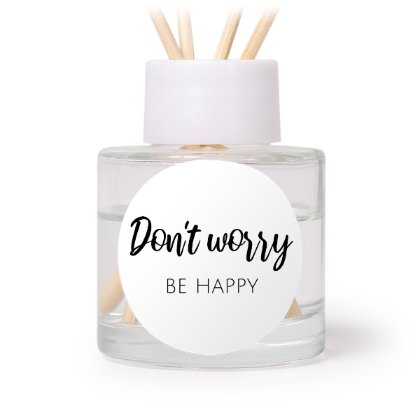 Diffuser med duftpinner Hvit Rund (sett med 12)