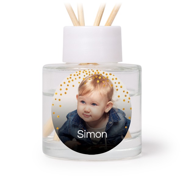 House Perfume Diffuser White Round (set of 12)