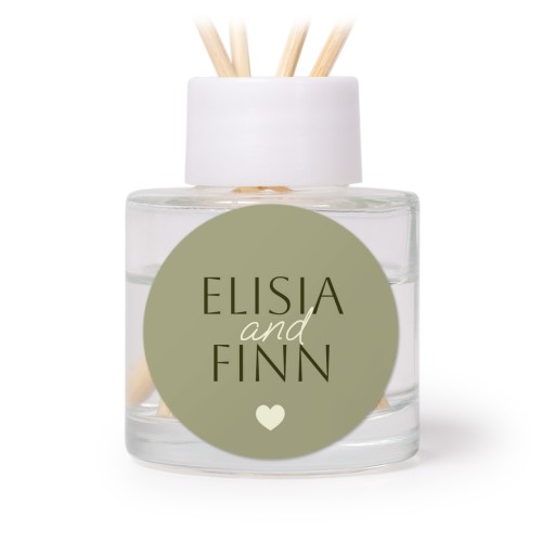 Diffuser med duftpinde Hvid Rund (sæt med 12)