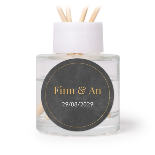 Diffuser med doftpinnar Vit Rund (set med 12)