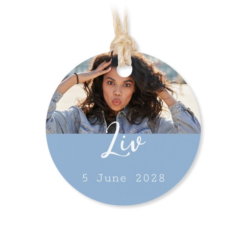 Lot de 48 étiquettes de remerciement rondes