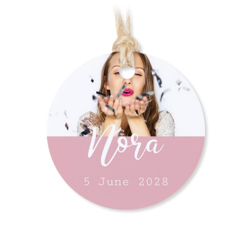 Lot de 48 étiquettes de remerciement rondes