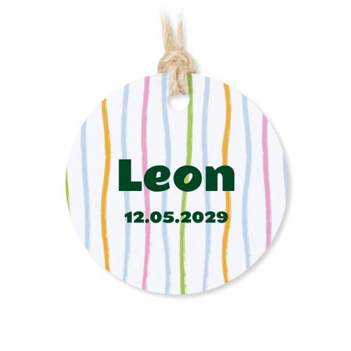 Rond label 4cm (set van 48)