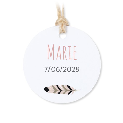 Bunte Boho-Federn - Nur Text