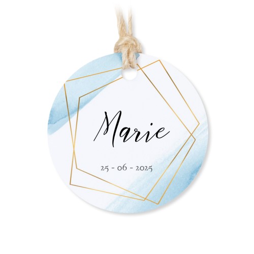 Set mit 48 runden Dankesanhängern