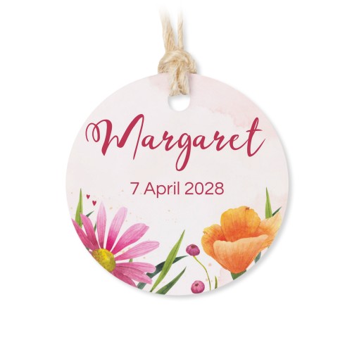 Rond label 4 cm - set van 48