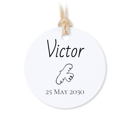 Round labels 4 cm (48 pcs)