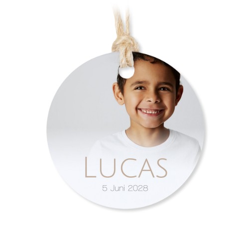 Rond label 4cm (set van 48)