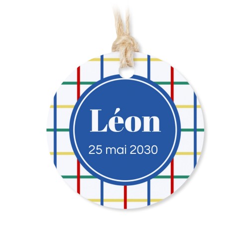 Lot de 48 étiquettes de remerciement rondes