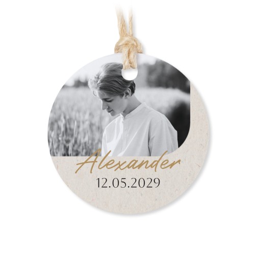 Rond label 4cm (set van 48)