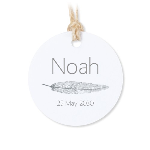 Set mit 48 runden Dankesanhängern