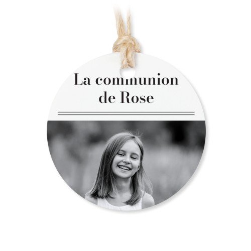 Lot de 48 étiquettes de remerciement rondes