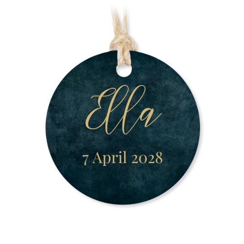 Rond label 4cm (set van 48)