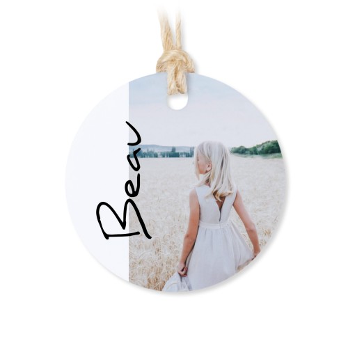 Lot de 48 étiquettes de remerciement rondes