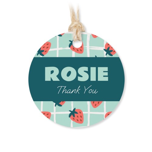 Set mit 48 runden Dankesanhängern