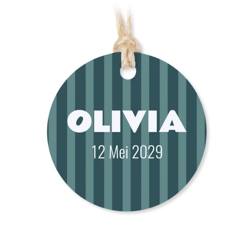 Rond label 4 cm - set van 48