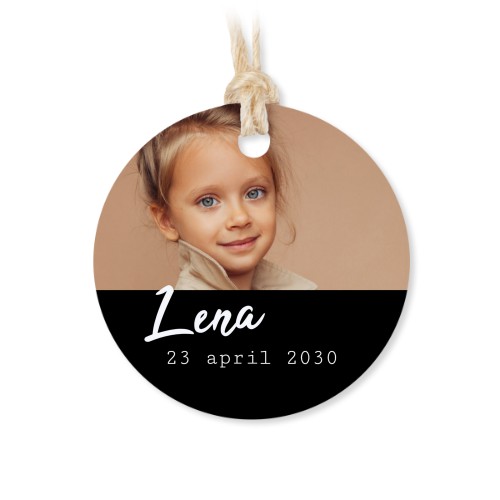 Lot de 48 étiquettes de remerciement rondes