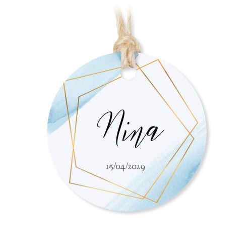 Rond label 4cm (set van 48)