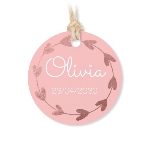 Set mit 48 runden Dankesanhängern