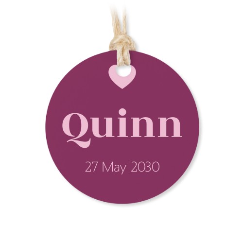 Lot de 48 étiquettes de remerciement rondes