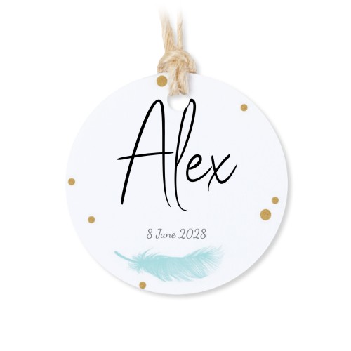 Rond label 4 cm - set van 48 Rond label 4 cm - set van 48