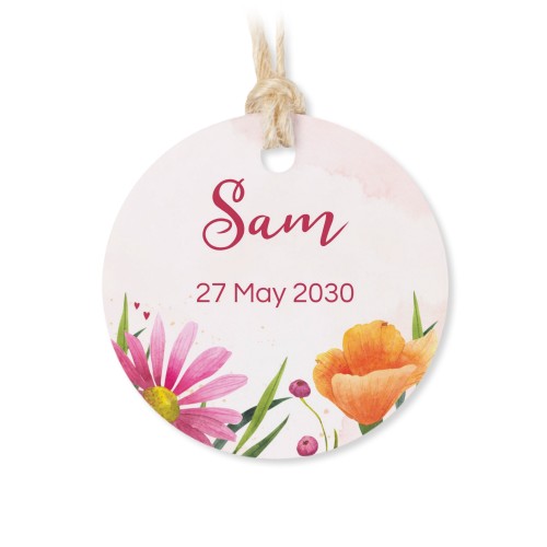 Rond label 4 cm - set van 48