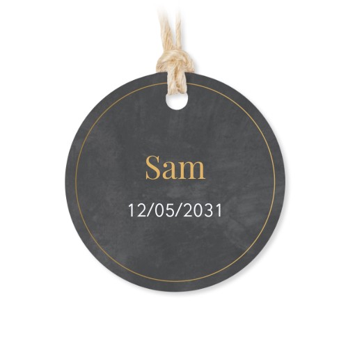 Set mit 48 runden Dankesanhängern